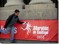 Maratón de Santiago 2010: Fuerza Chile!